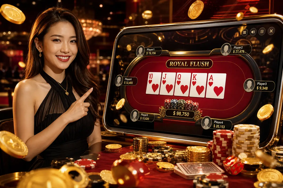 h5777 Live Dealer Poker စားပွဲများ