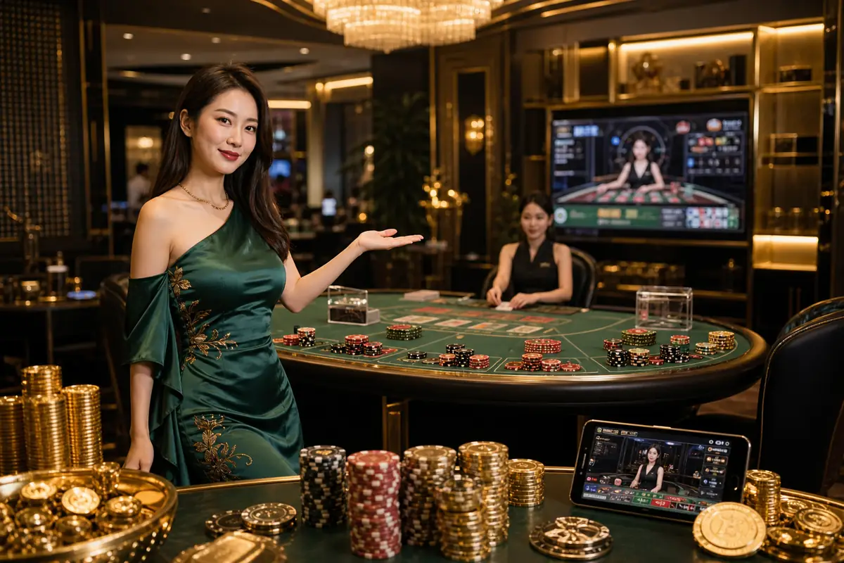 h5777 Baccarat Live Dealer ဒီလာနှင့် ကစားခြင်း